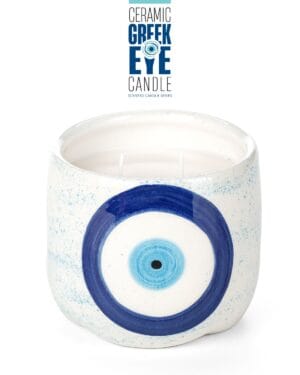 Greek mati candles - μπλε