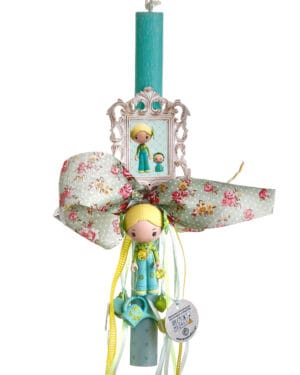 Κοριτσίστικη Αρωματική Λαμπάδα Flore & Bloom – Tinyly by Virginie Brachet