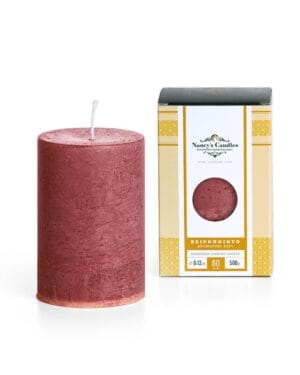 Χειροποίητο αρωματικό κερί με συσκευασία