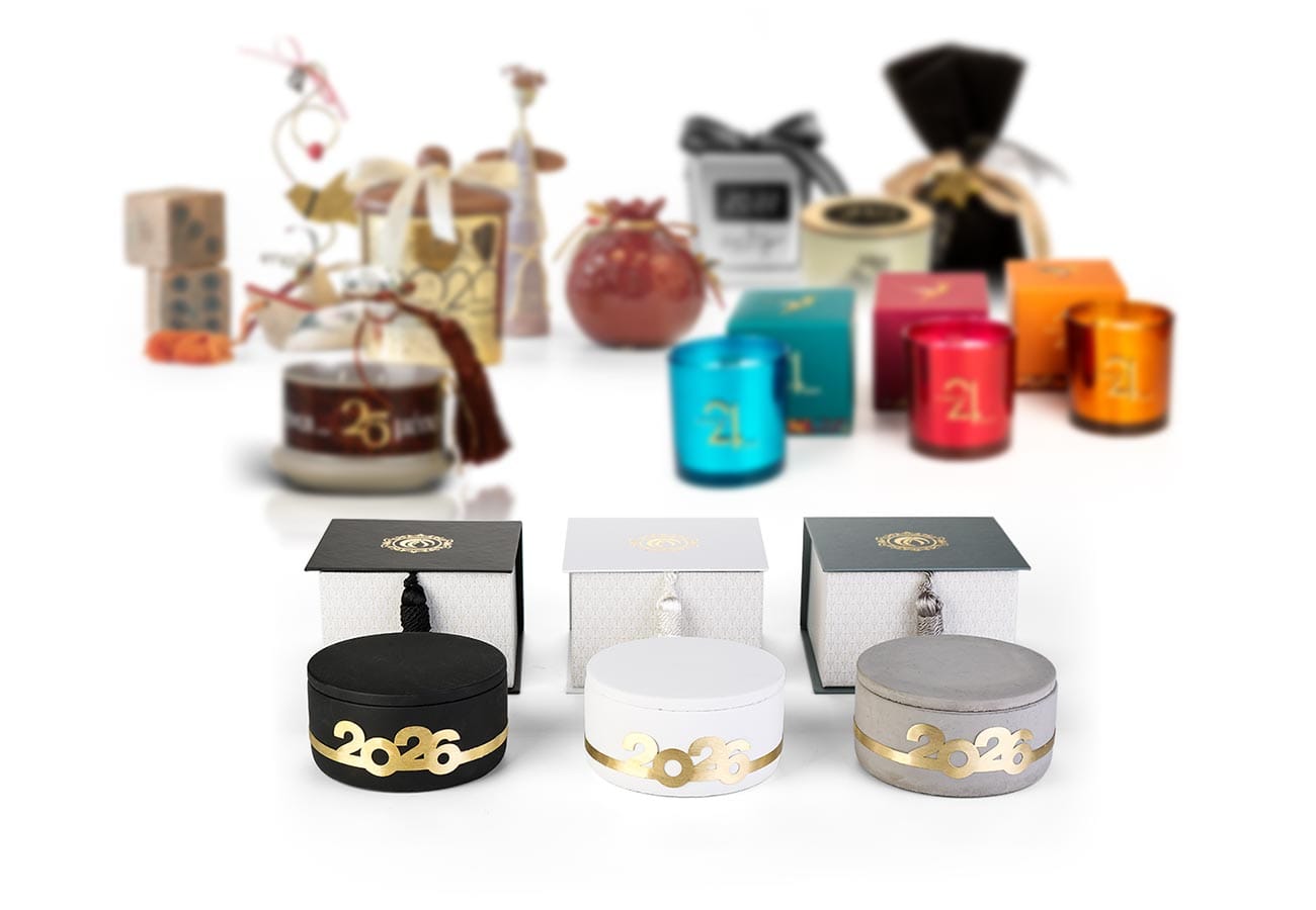 Διακοσμητικά κεριά δώρου για το 2026