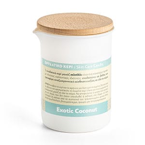 Καλλυντικό σώματος Exotic Coconut με ξύλινο καπάκι