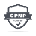 Λογότυπο ασπίδας CPNP Certified με τικ